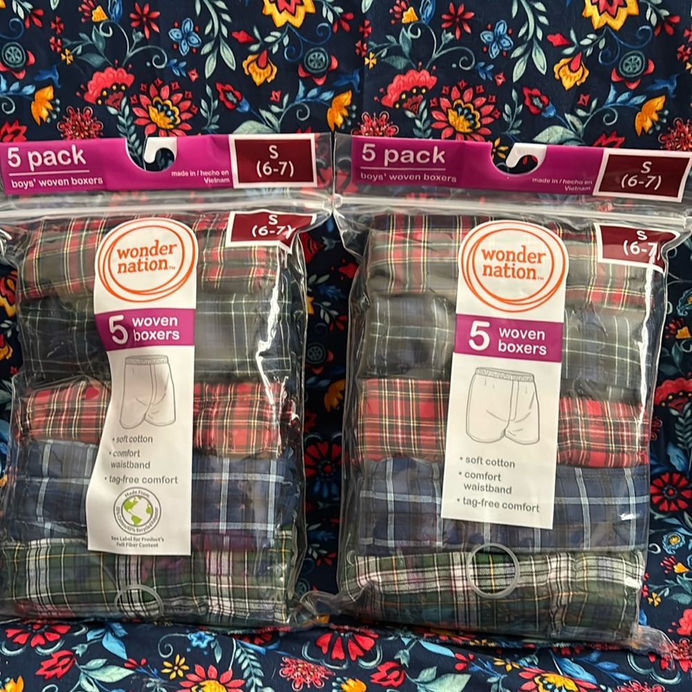 Boys woven boxers